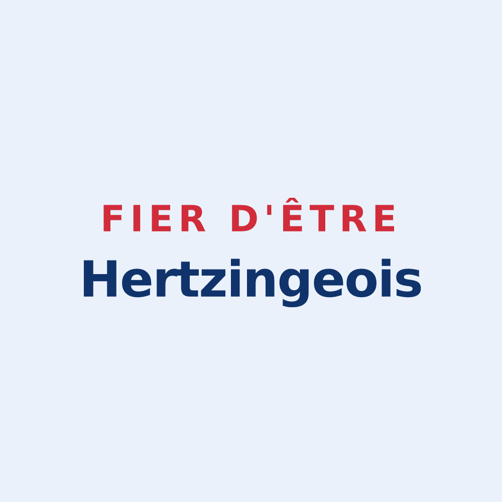 Sticker « Fier d'être Hertzingeois » — design pour Hertzing