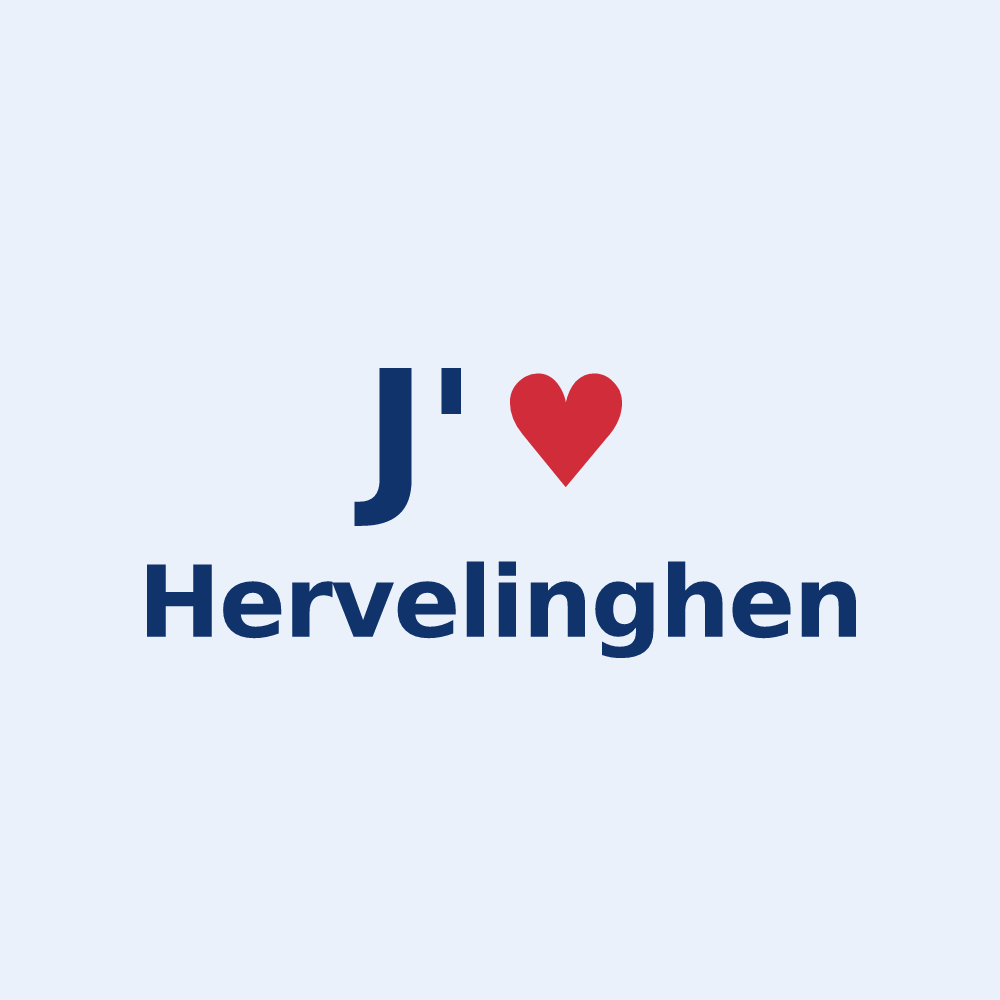 Sticker personnalisé Hervelinghen — design J'aime Hervelinghen