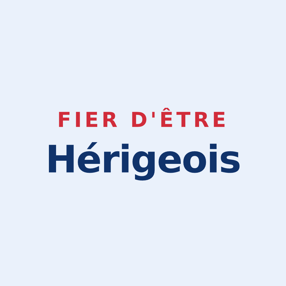 Sticker « Fier d'être Hérigeois » — design pour Héry-sur-Alby
