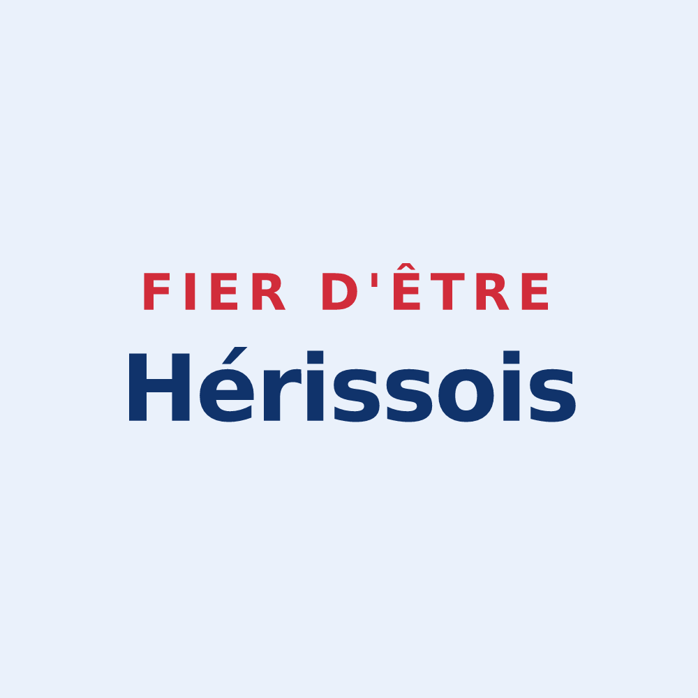 Sticker « Fier d'être Hérissois » — design pour Héry