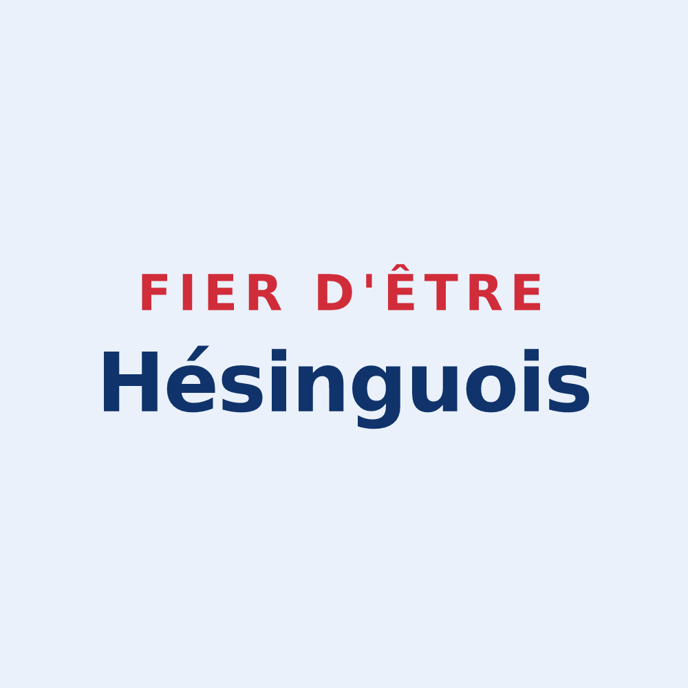 Sticker « Fier d'être Hésinguois » — design pour Hésingue
