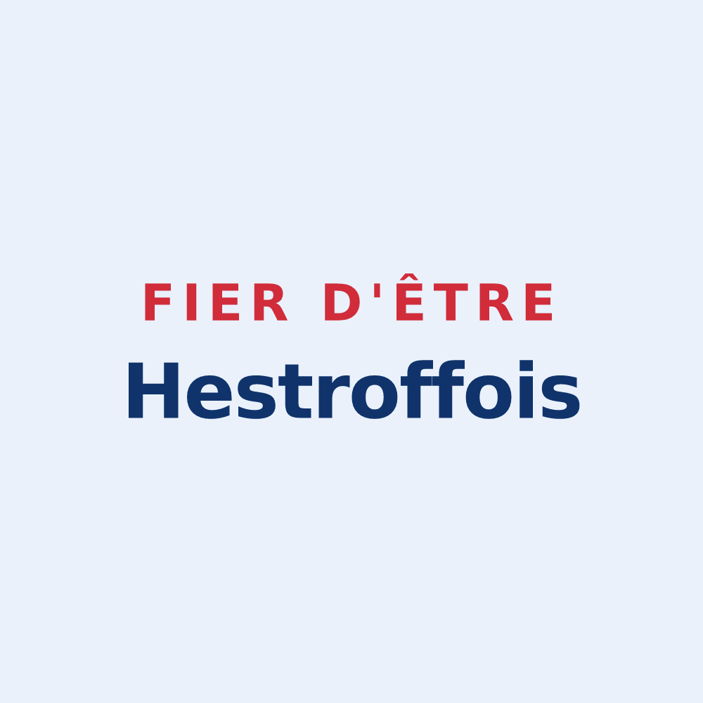 Sticker « Fier d'être Hestroffois » — design pour Hestroff