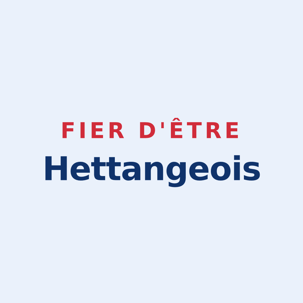 Sticker « Fier d'être Hettangeois » — design pour Hettange-Grande