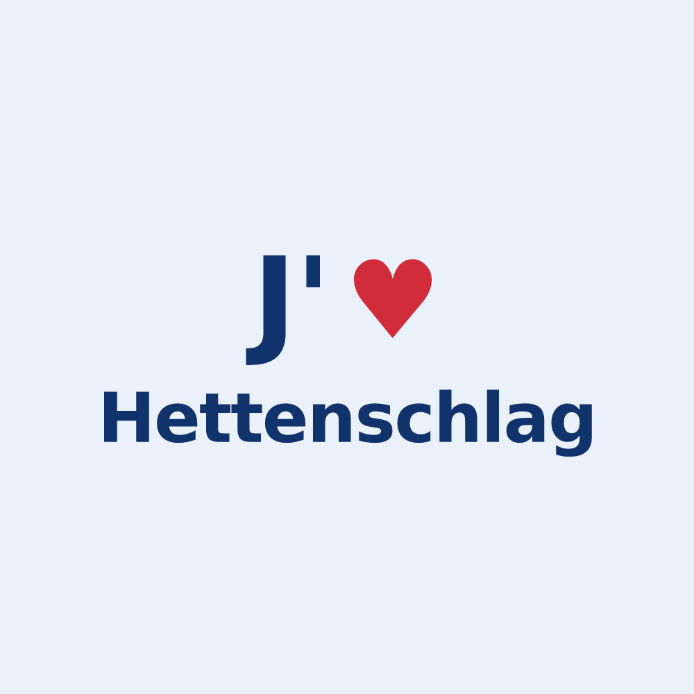 Sticker personnalisé Hettenschlag — design J'aime Hettenschlag