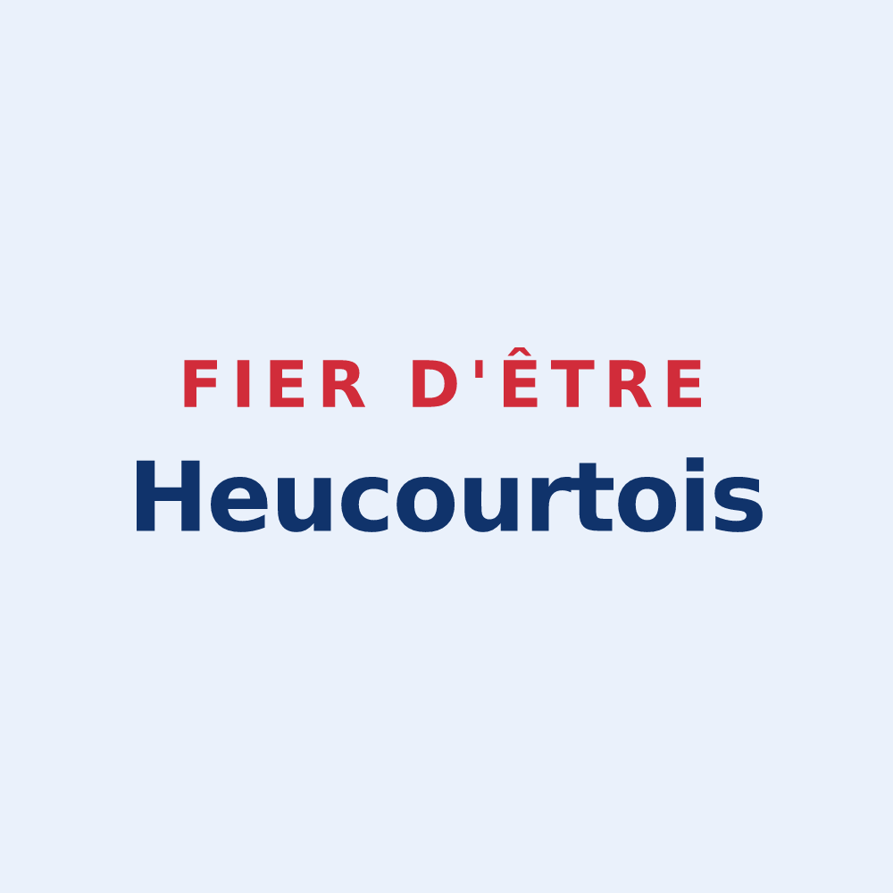 Sticker « Fier d'être Heucourtois » — design pour Heucourt-Croquoison