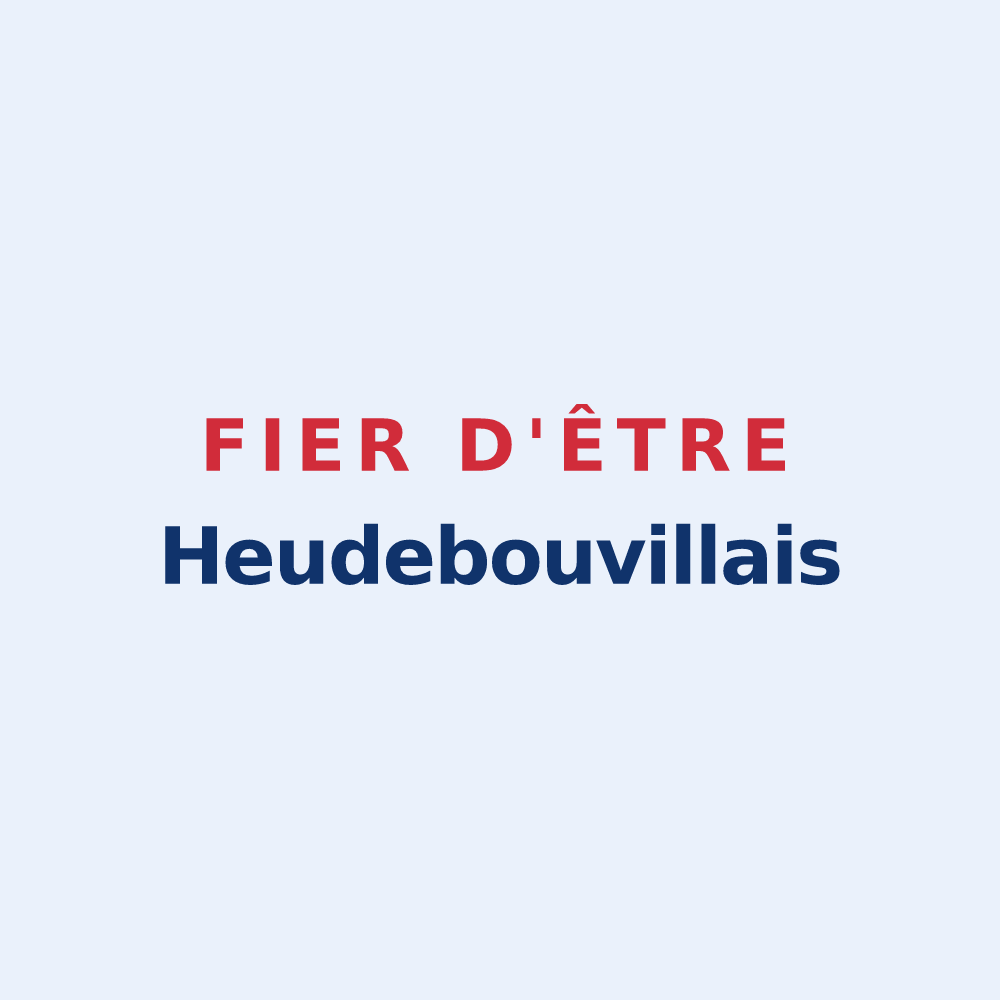 Sticker « Fier d'être Heudebouvillais » — design pour Heudebouville