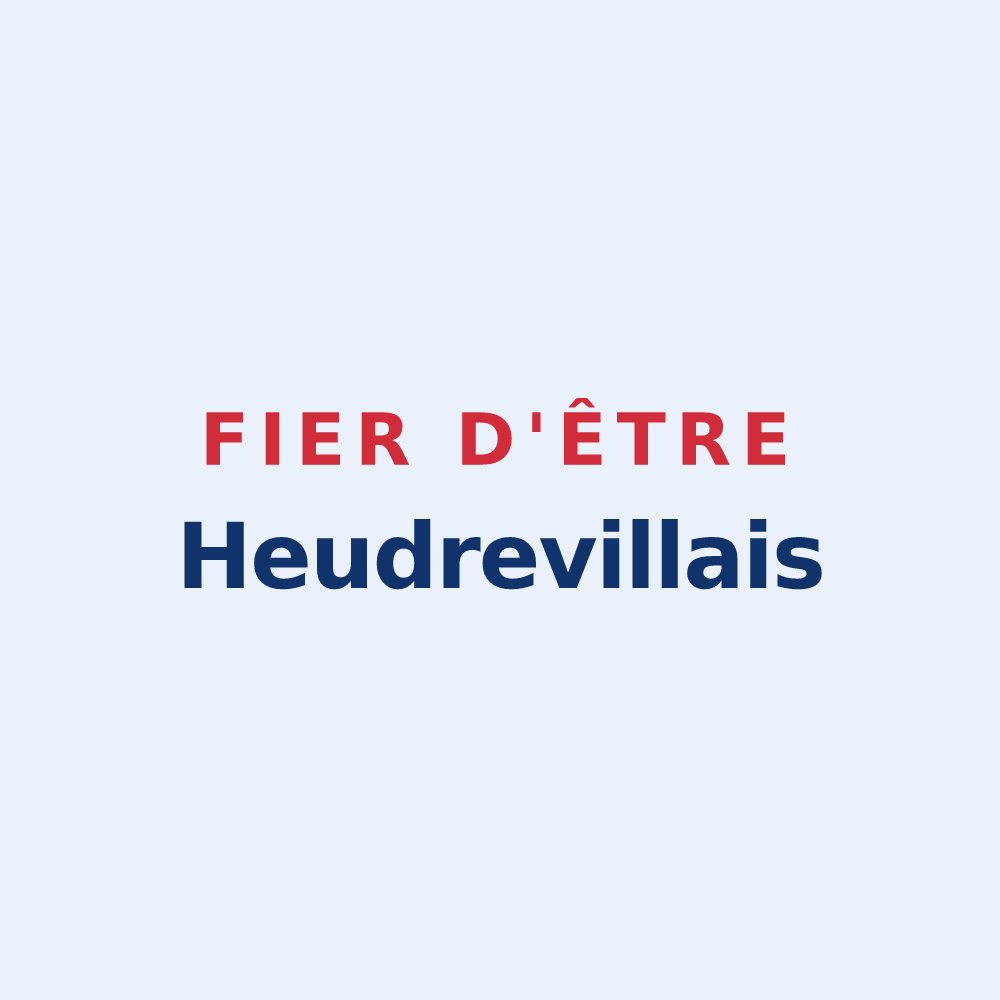 Sticker « Fier d'être Heudrevillais » — design pour Heudreville-en-Lieuvin