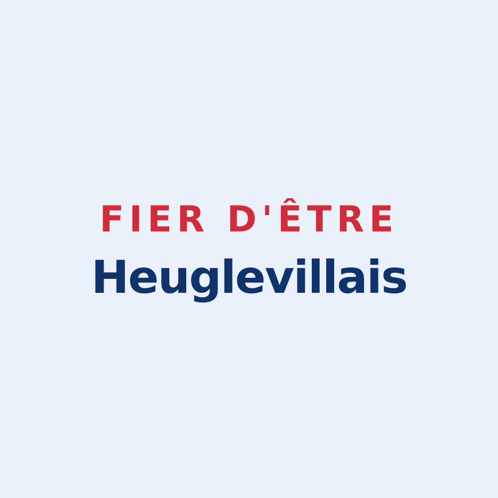 Sticker « Fier d'être Heuglevillais » — design pour Heugleville-sur-Scie