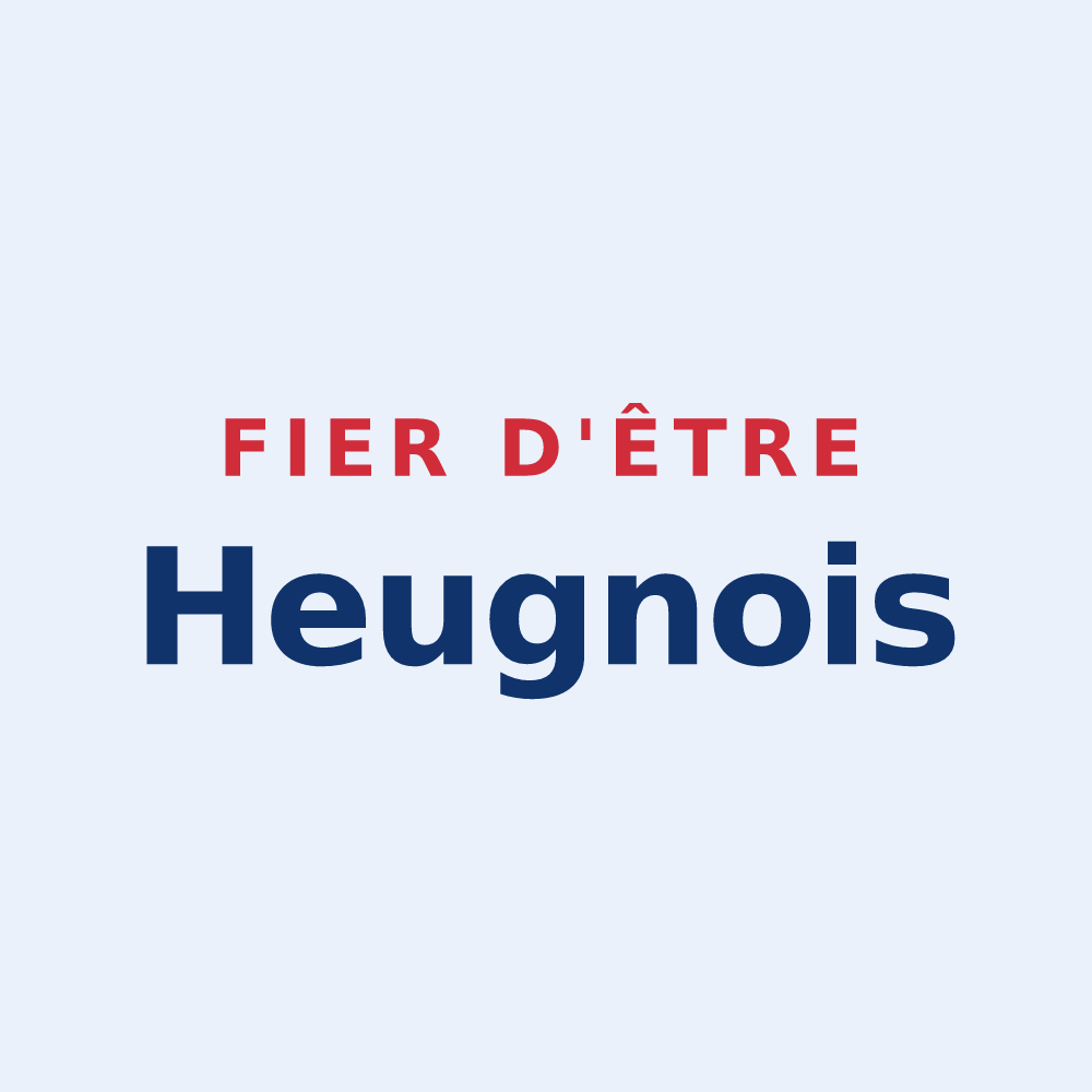 Sticker « Fier d'être Heugnois » — design pour Heugnes