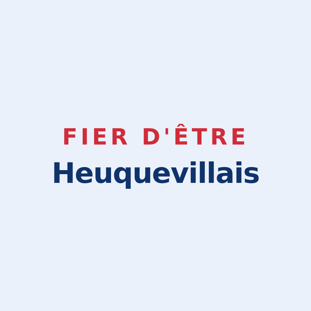 Sticker « Fier d'être Heuquevillais » — design pour Heuqueville