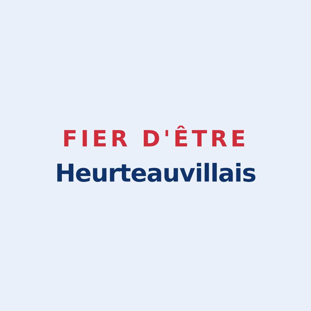 Sticker « Fier d'être Heurteauvillais » — design pour Heurteauville