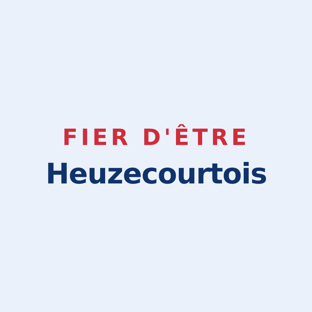 Sticker « Fier d'être Heuzecourtois » — design pour Heuzecourt