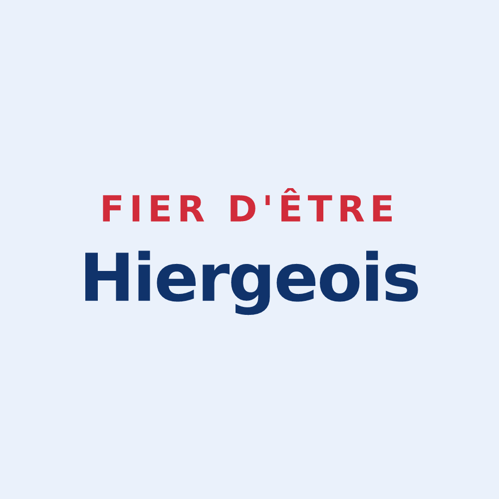 Sticker « Fier d'être Hiergeois » — design pour Hierges
