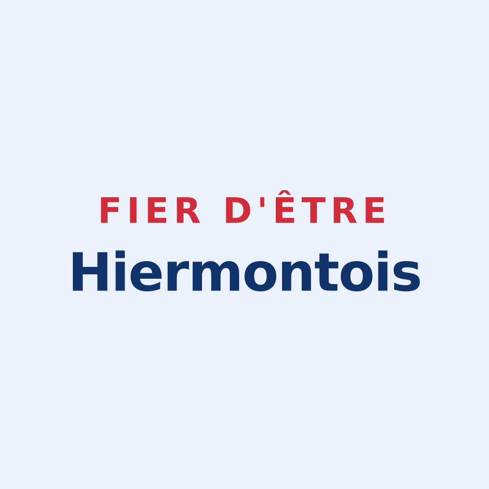 Sticker « Fier d'être Hiermontois » — design pour Hiermont