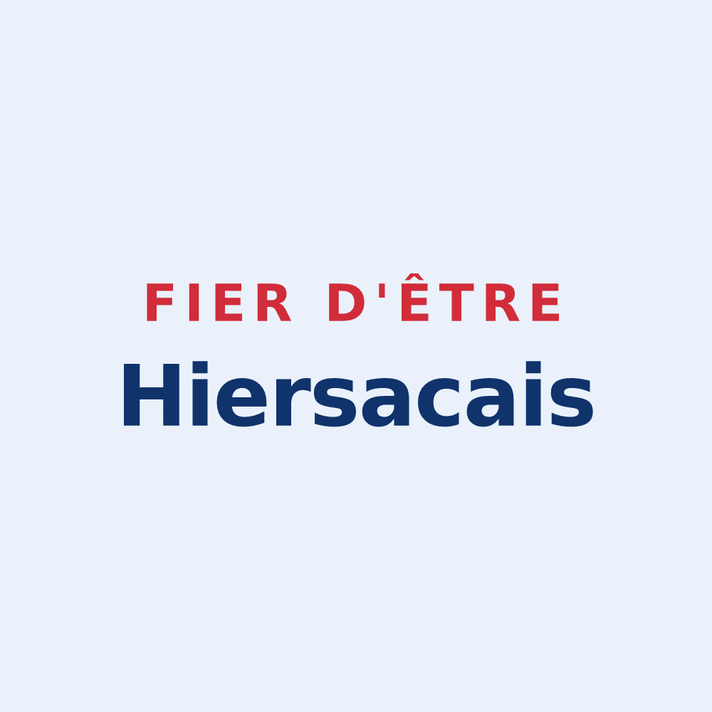 Sticker « Fier d'être Hiersacais » — design pour Hiersac