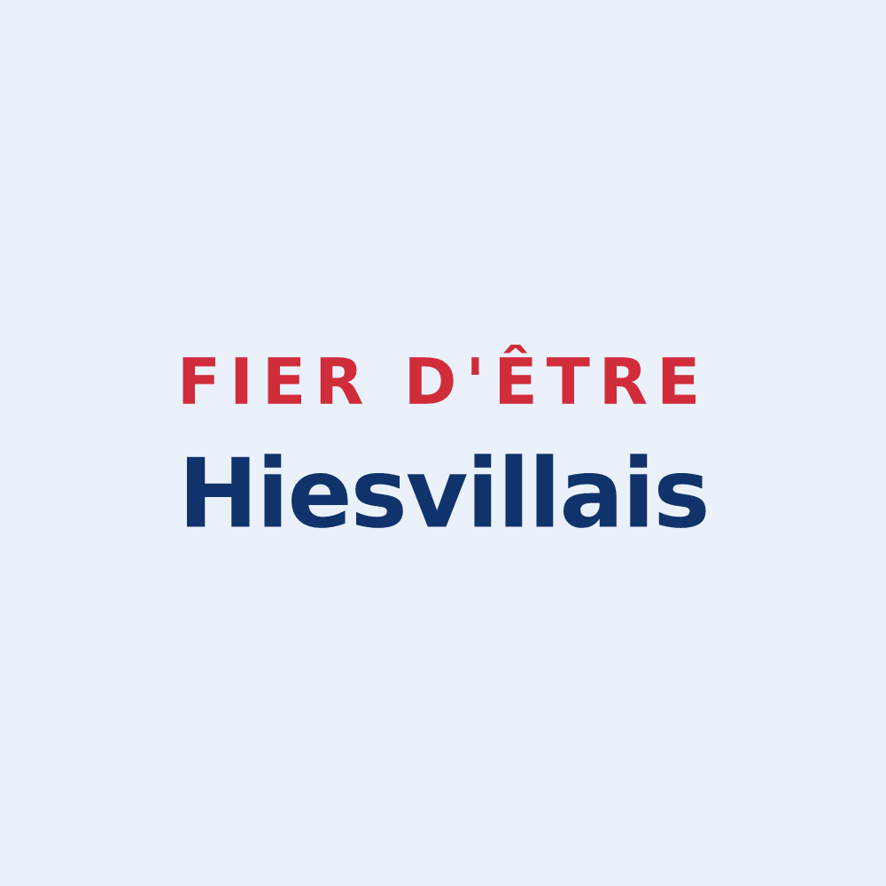 Sticker « Fier d'être Hiesvillais » — design pour Hiesville