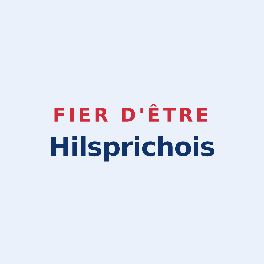 Sticker « Fier d'être Hilsprichois » — design pour Hilsprich