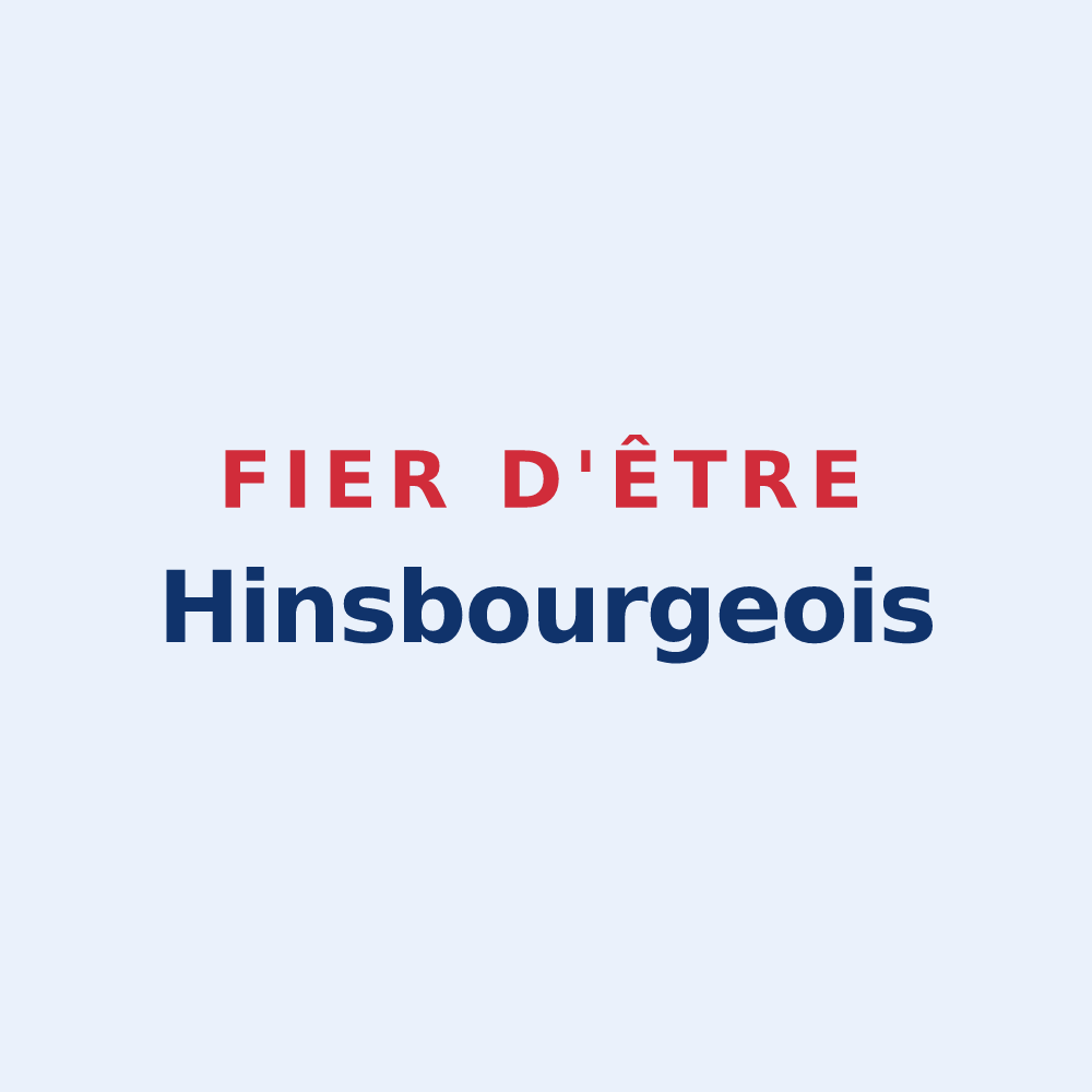Sticker « Fier d'être Hinsbourgeois » — design pour Hinsbourg