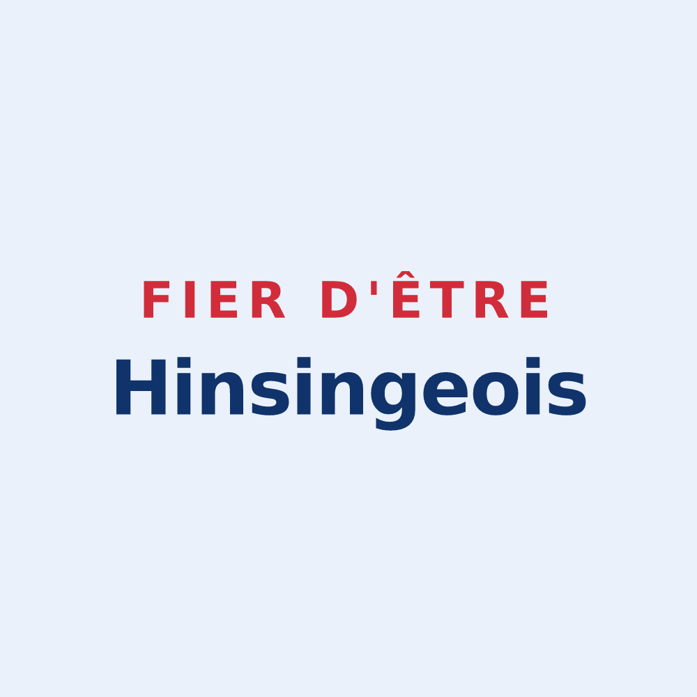 Sticker « Fier d'être Hinsingeois » — design pour Hinsingen