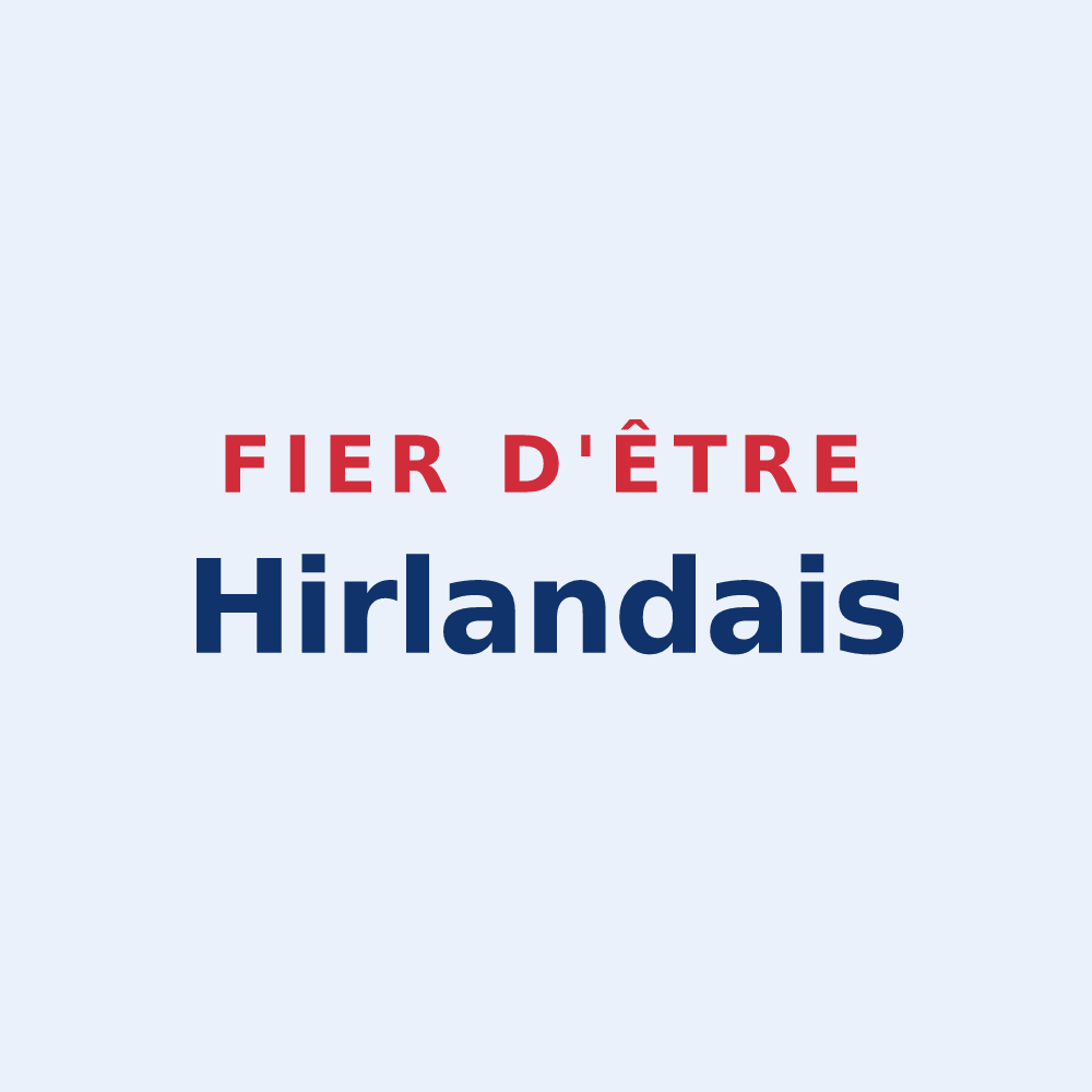 Sticker « Fier d'être Hirlandais » — design pour Hirschland