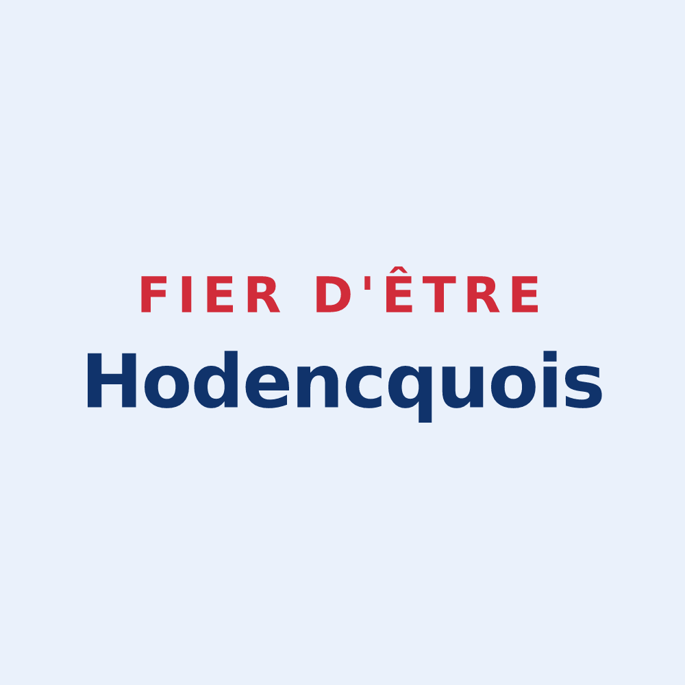 Sticker « Fier d'être Hodencquois » — design pour Hodenc-l'Évêque