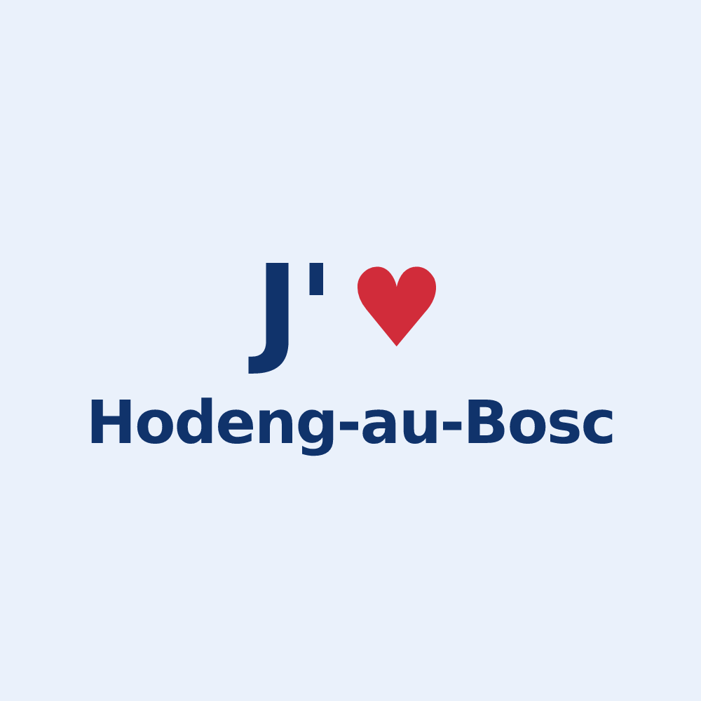 Sticker personnalisé Hodeng-au-Bosc — design J'aime Hodeng-au-Bosc