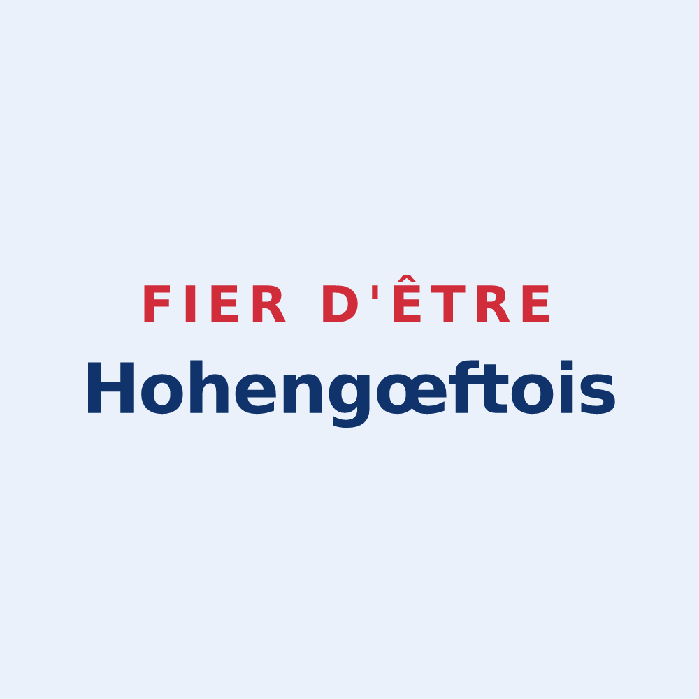Sticker « Fier d'être Hohengœftois » — design pour Hohengœft