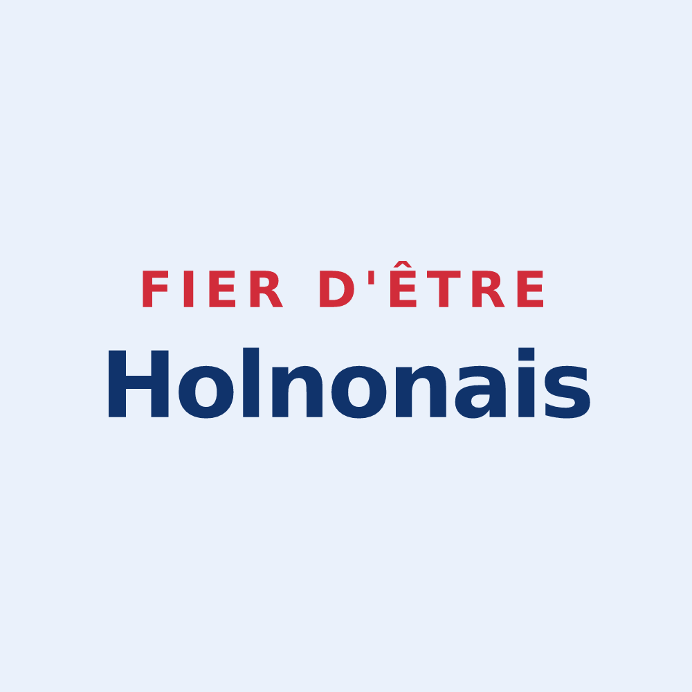 Sticker « Fier d'être Holnonais » — design pour Holnon