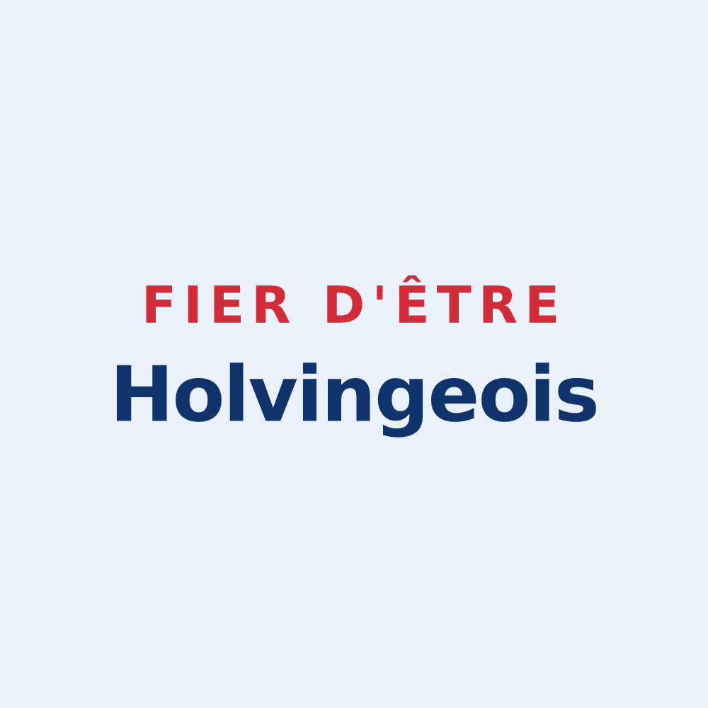 Sticker « Fier d'être Holvingeois » — design pour Holving