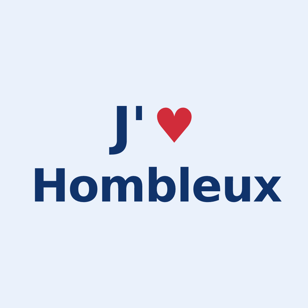 Sticker personnalisé Hombleux — design J'aime Hombleux