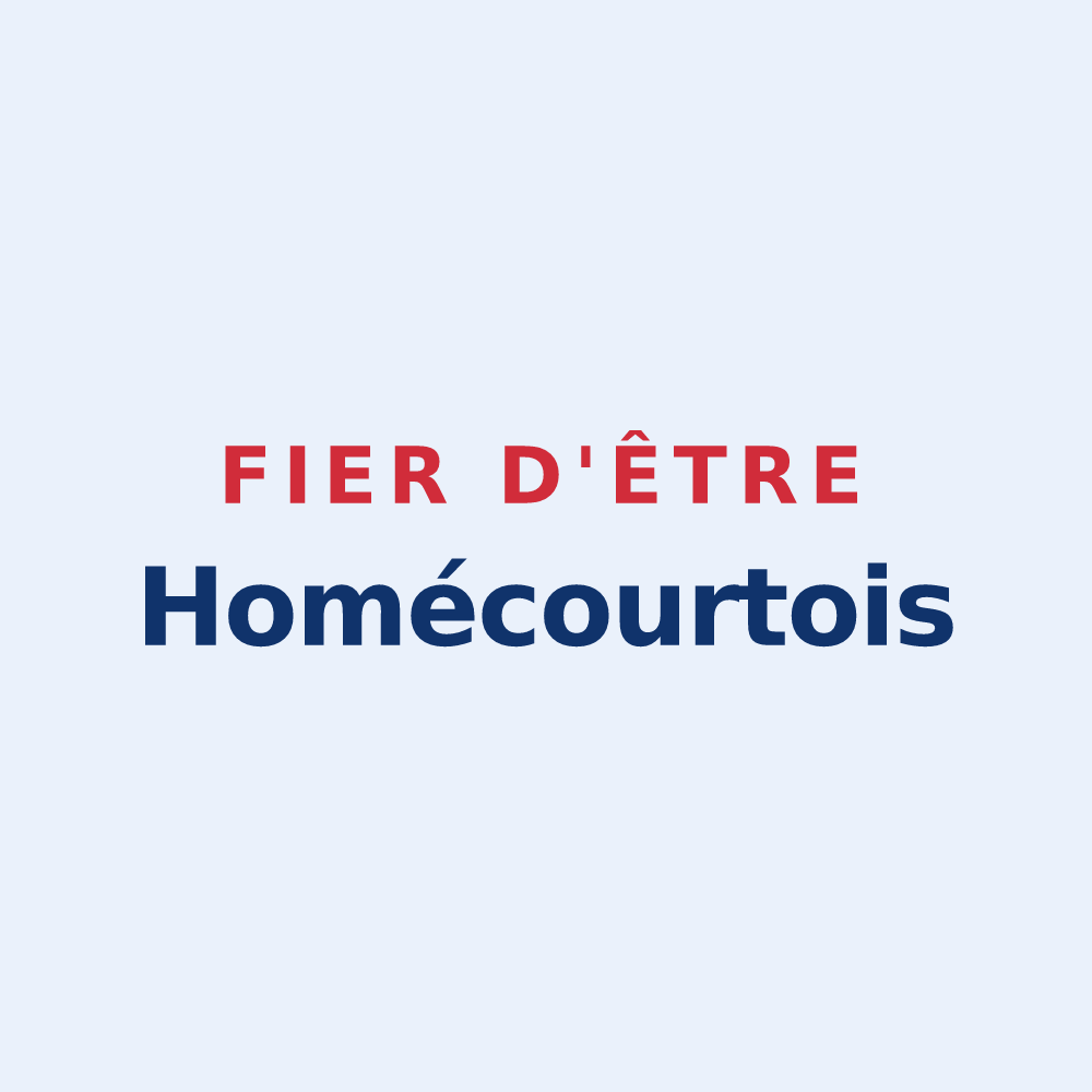 Sticker « Fier d'être Homécourtois » — design pour Homécourt