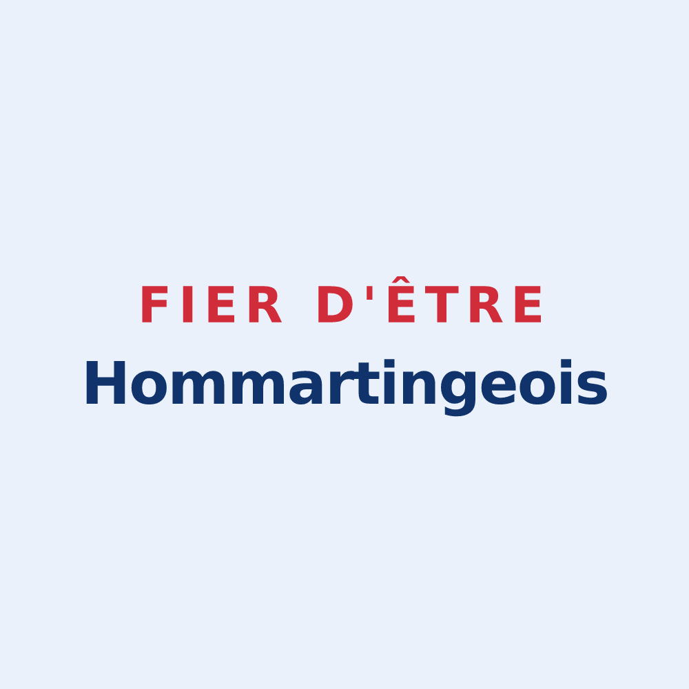 Sticker « Fier d'être Hommartingeois » — design pour Hommarting