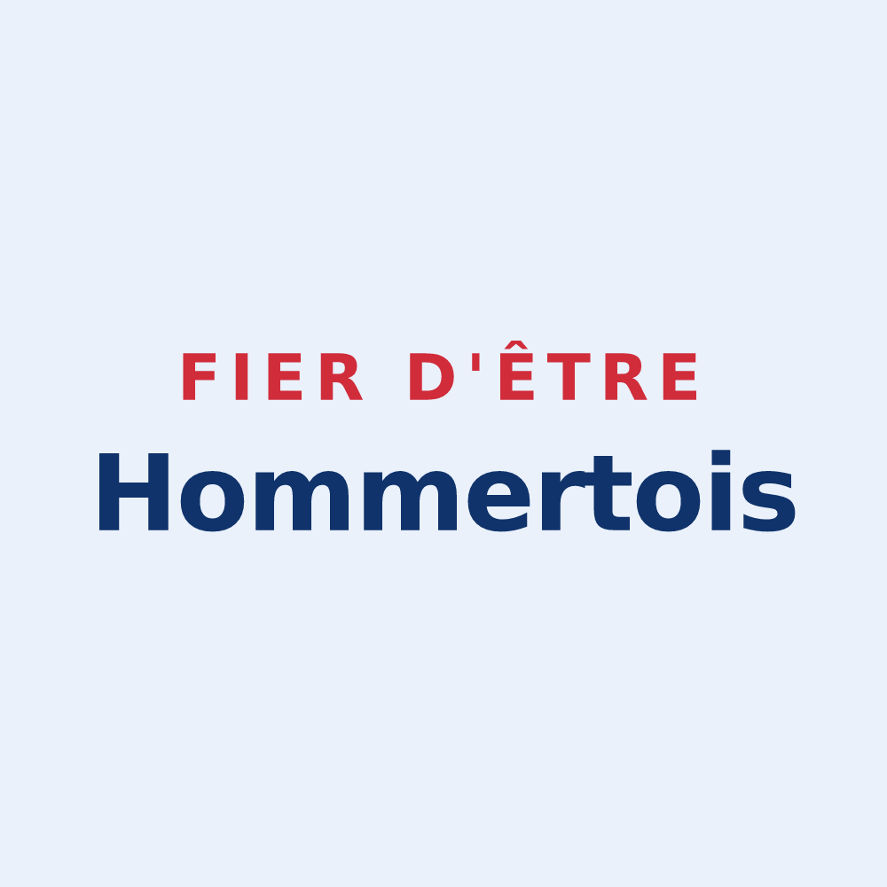 Sticker « Fier d'être Hommertois » — design pour Hommert