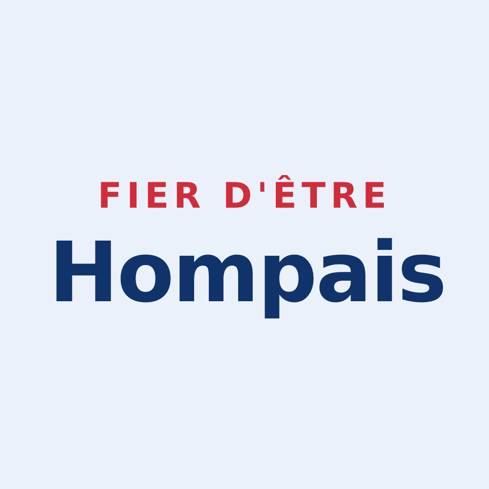 Sticker « Fier d'être Hompais » — design pour Homps