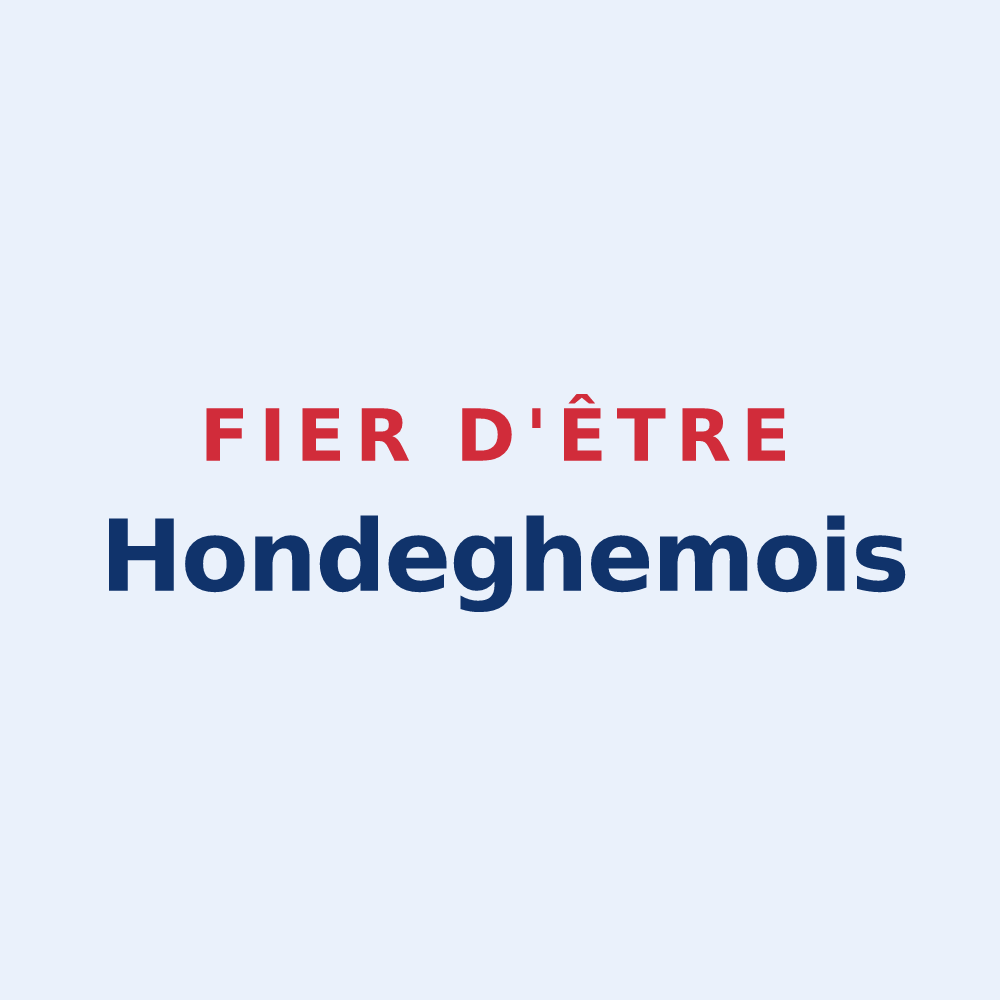 Sticker « Fier d'être Hondeghemois » — design pour Hondeghem