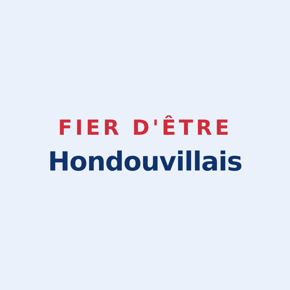 Sticker « Fier d'être Hondouvillais » — design pour Hondouville