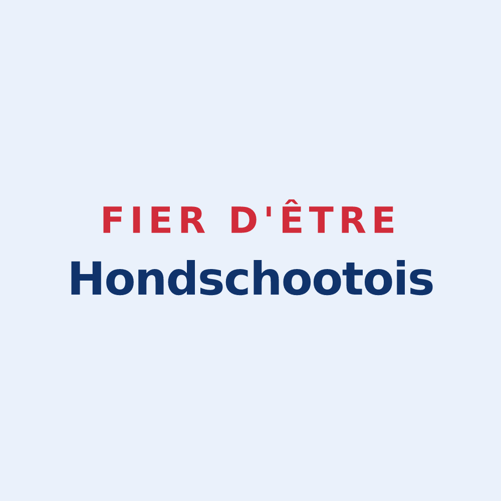 Sticker « Fier d'être Hondschootois » — design pour Hondschoote