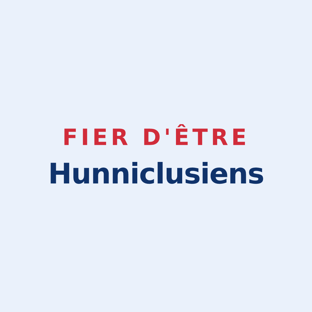 Sticker « Fier d'être Hunniclusiens » — design pour Honnechy