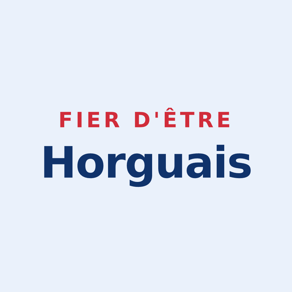 Sticker « Fier d'être Horguais » — design pour Horgues
