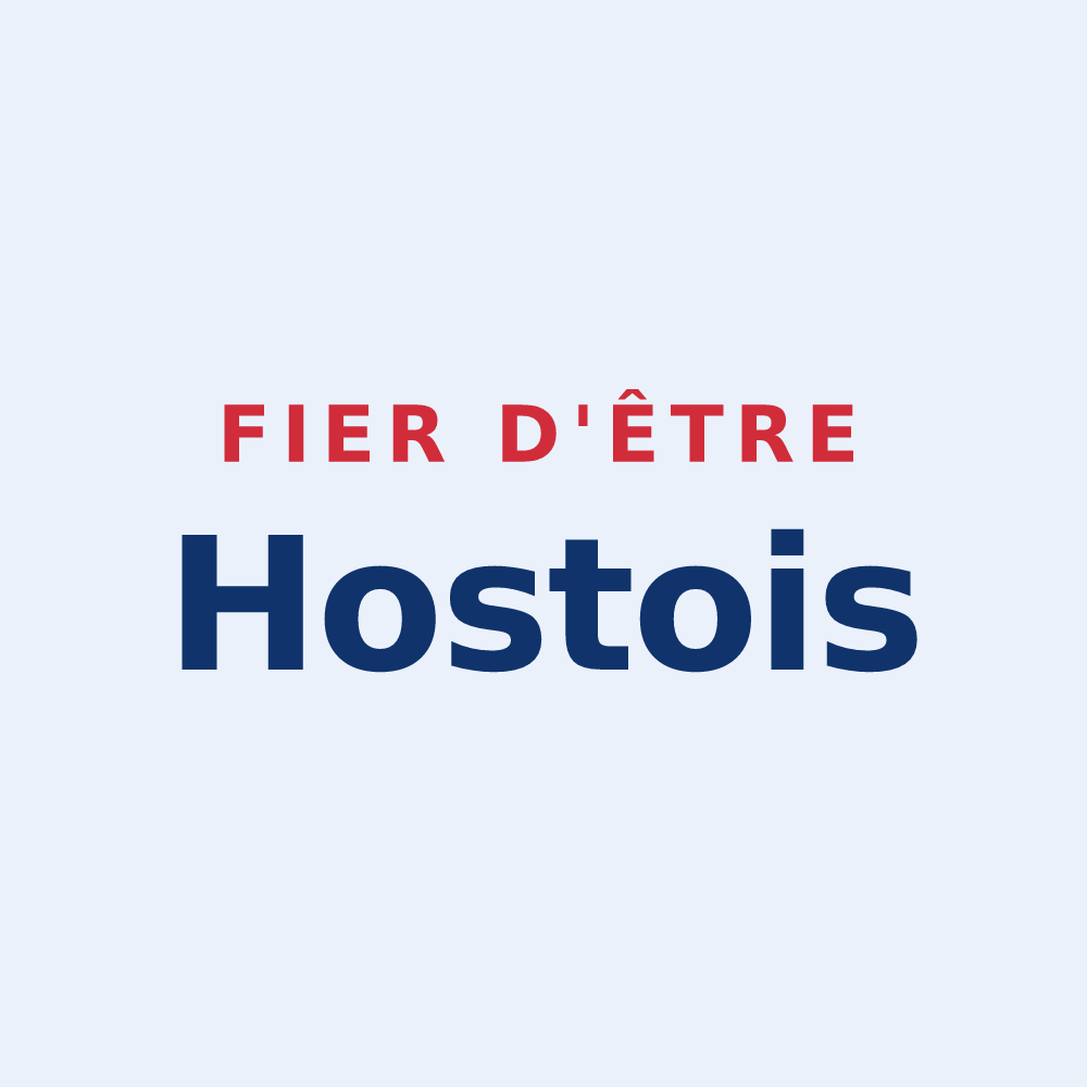 Sticker « Fier d'être Hostois » — design pour Hoste