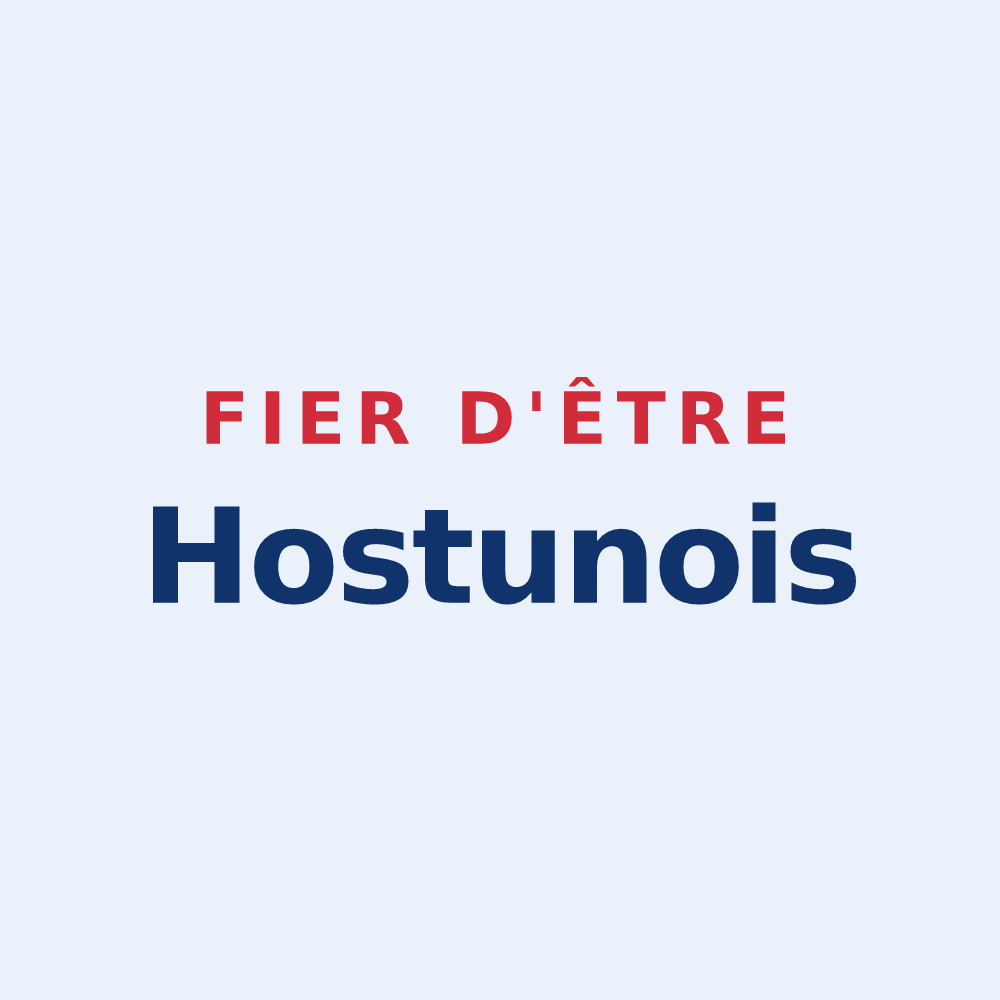 Sticker « Fier d'être Hostunois » — design pour Hostun
