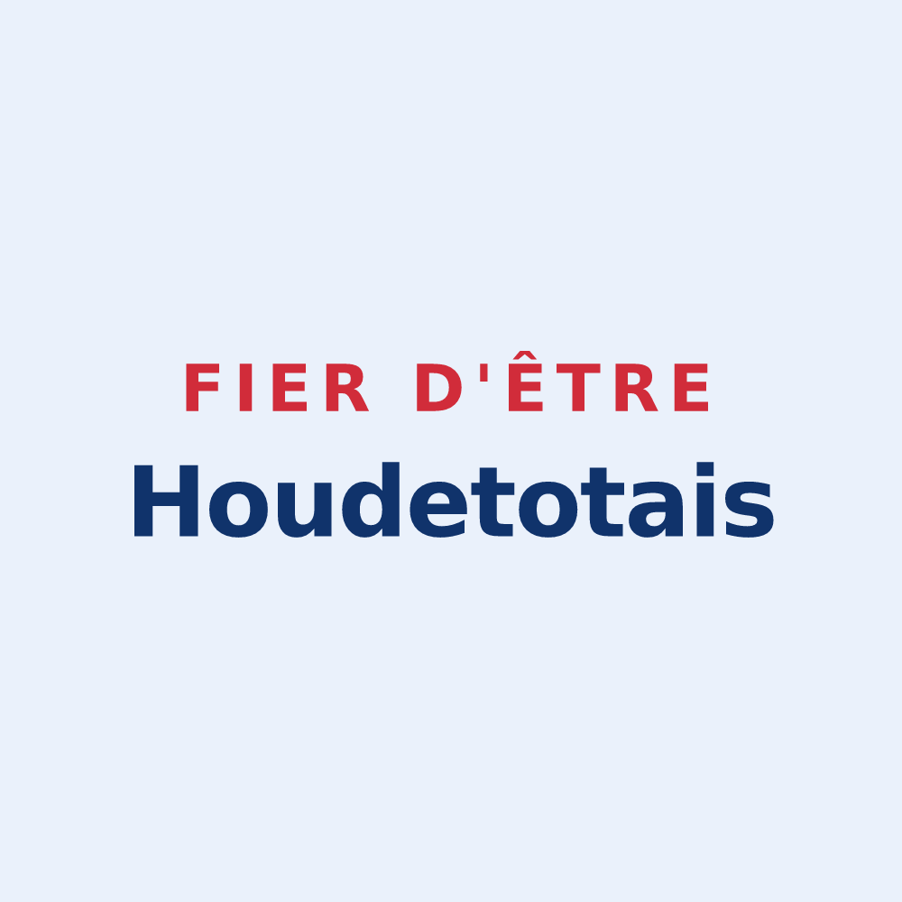 Sticker « Fier d'être Houdetotais » — design pour Houdetot