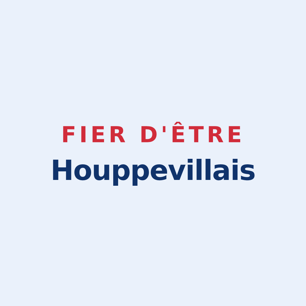Sticker « Fier d'être Houppevillais » — design pour Houppeville
