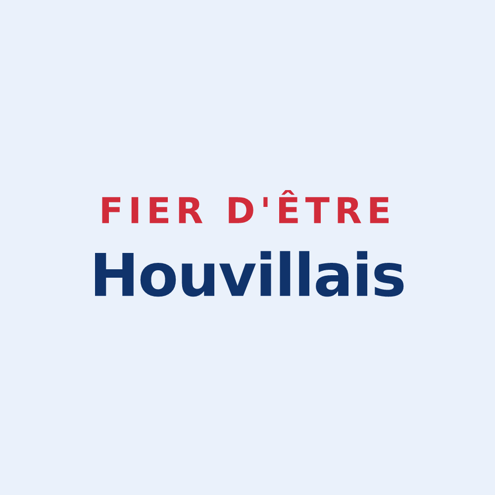 Sticker « Fier d'être Houvillais » — design pour Houville-en-Vexin