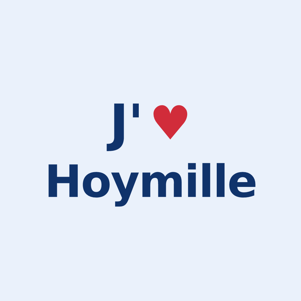 Sticker personnalisé Hoymille — design J'aime Hoymille