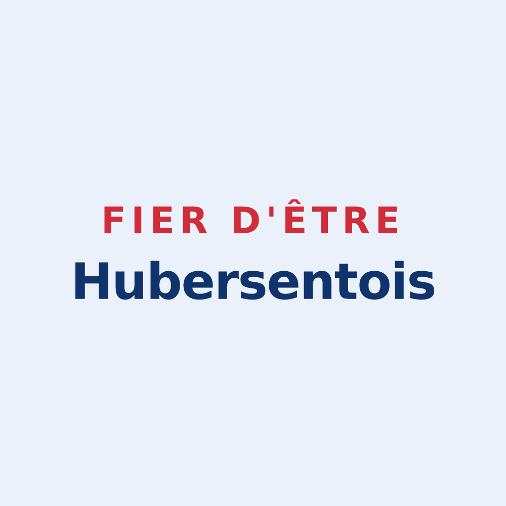 Sticker « Fier d'être Hubersentois » — design pour Hubersent