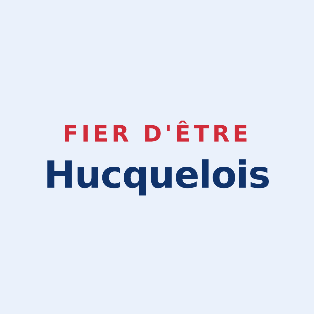 Sticker « Fier d'être Hucquelois » — design pour Hucqueliers