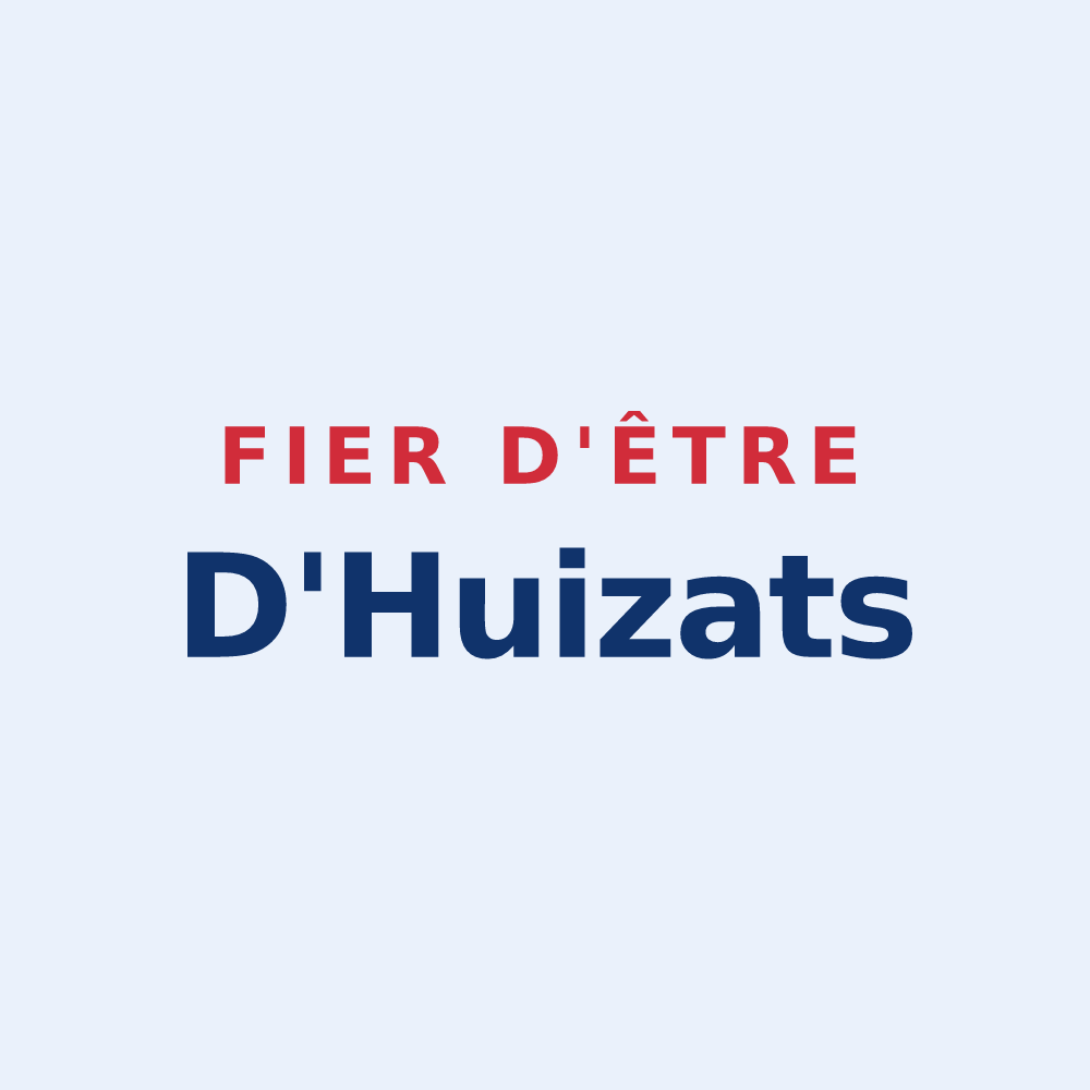 Sticker « Fier d'être D'Huizats » — design pour Huez