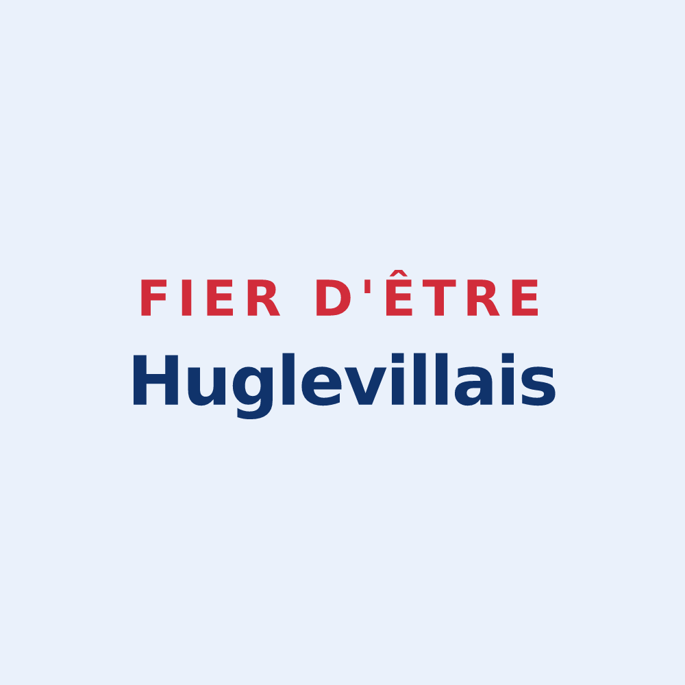 Sticker « Fier d'être Huglevillais » — design pour Hugleville-en-Caux