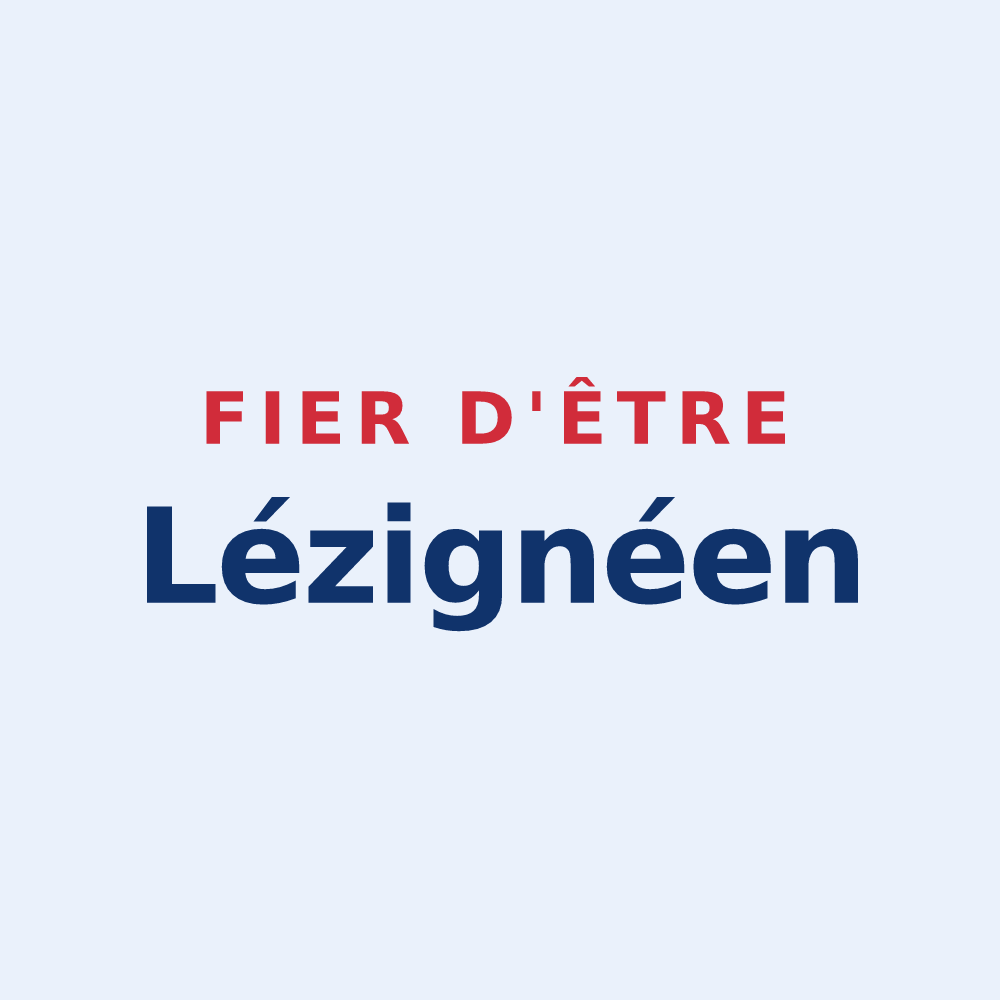 Sticker « Fier d'être Lézignéen » — design pour Huillé-Lézigné